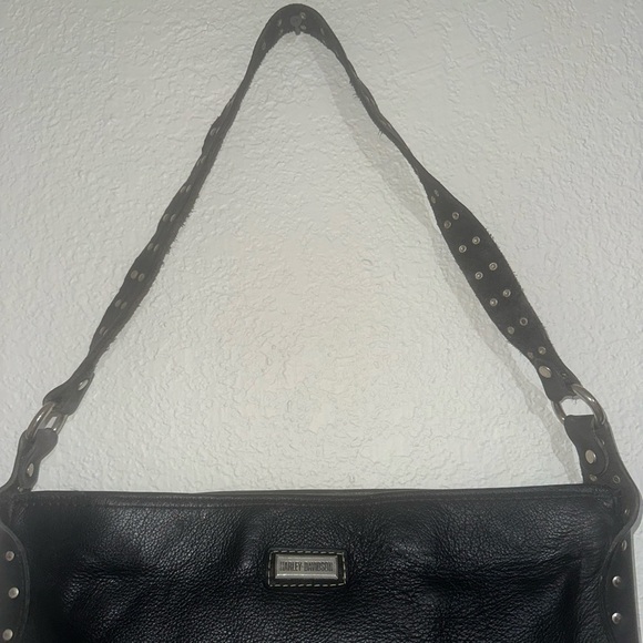 HARLEY-DAVIDSON LEATHER SHOULDER BAG - Picture 5 of 8